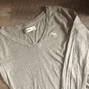 Abercrombie Kids Long-Sleeve V-neck Tee